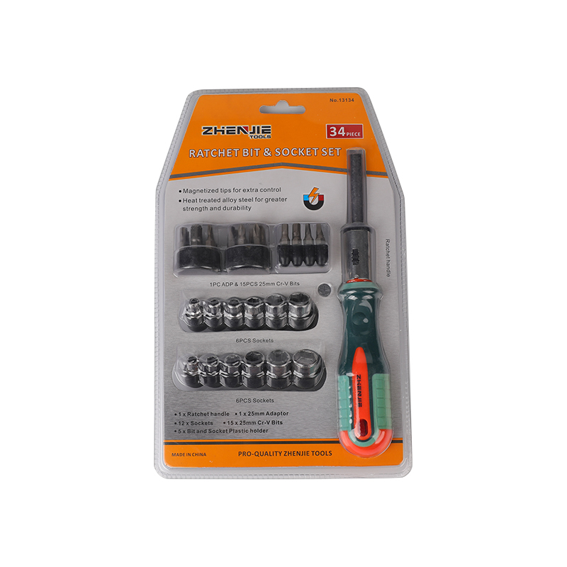 34 kpl Urattu Phillips Torx Hex Square Räikkäteräsarja
