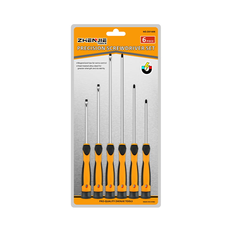 6 kpl uratettu Phillips Torx Long Blade -tarkkuusruuvimeisselisarja